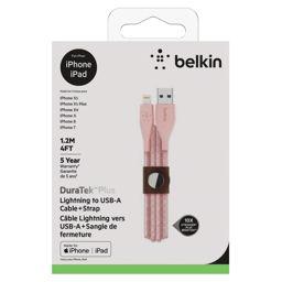 Foto: Belkin DuraTek Plus Lightning / USB-A, 1,2m, pink, mfi zert.