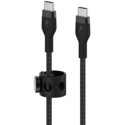 Foto: Belkin Flex USB-C/USB-C bis 60W 2m, schwarz         CAB011bt2MBK