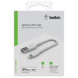 Foto: Belkin Lightning Lade/Sync Kabel 15cm, ummantelt, mfi zert, weiß