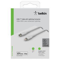 Foto: Belkin Lightning/USB-C Kabel  1m PVC, mfi zertifiziert, weiß