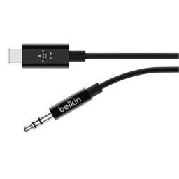 Foto: Belkin RockStar 3,5mm Aud./USB-C Kabel 0,9m schw.  F7U079bt03-BLK