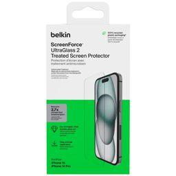 Foto: Belkin Screenforce UltraGlass2 antiba.iPhone 15/14Pro  OVA131zz