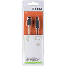 Foto: Belkin USB 2.0 Premium Drucker Kabel, USB-A/USB-B, 3m, schwarz