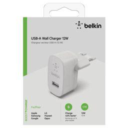 Foto: Belkin USB-A Netzladegerät   12W weiß                  WCA002vfWH