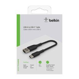 Foto: Belkin USB-C/USB-A Kabel    15cm PVC, schwarz        CAB001bt0MBK