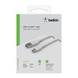 Foto: Belkin USB-C/USB-A Kabel      1m PVC, weiß           CAB001bt1MWH