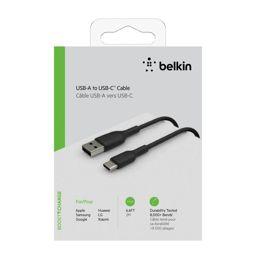 Foto: Belkin USB-C/USB-A Kabel      2m PVC, schwarz        CAB001bt2MBK