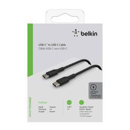 Foto: Belkin USB-C/USB-C Kabel      1m PVC, schwarz        CAB003bt1MBK